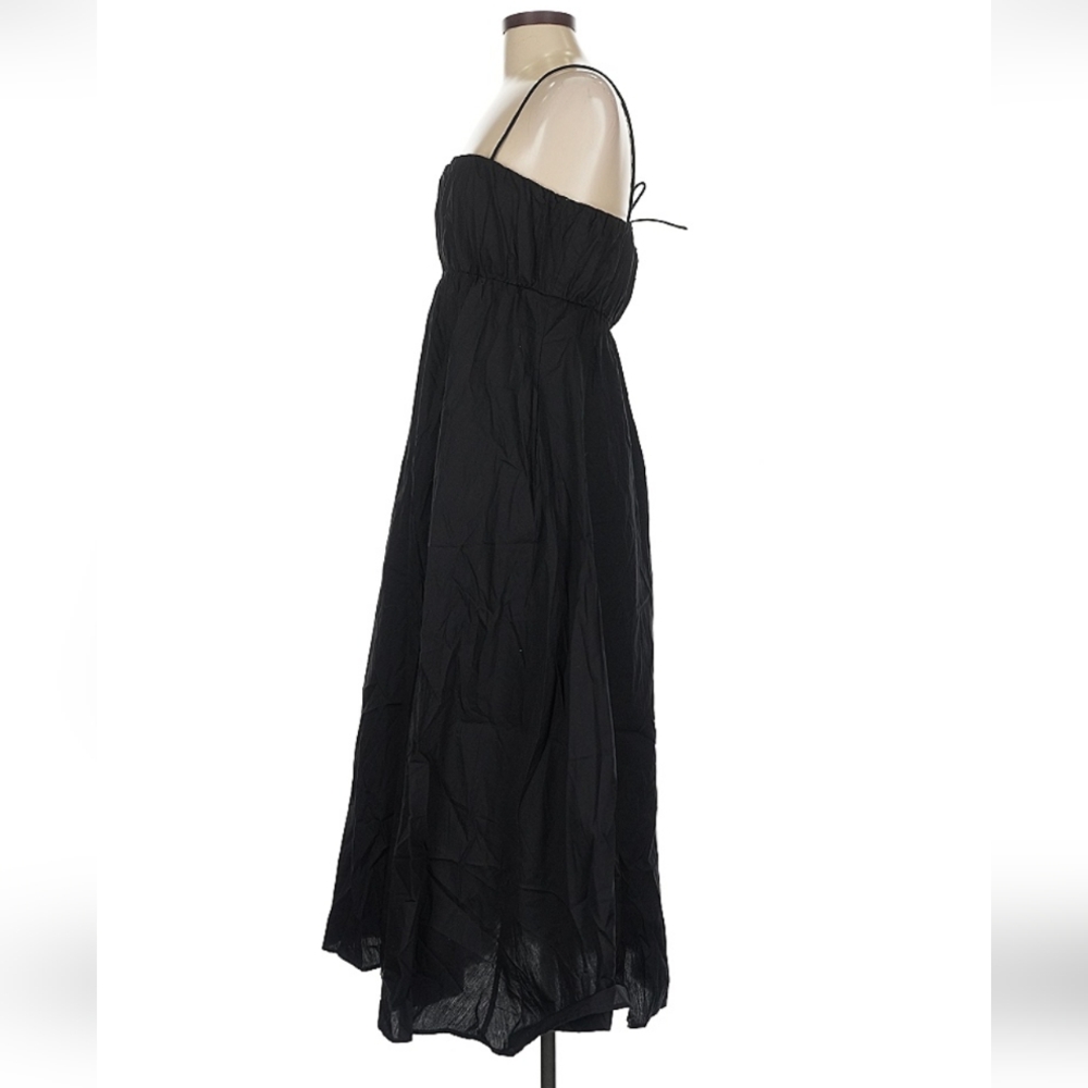 ASOS Design Casual Maxi Midi Dress Black Size 6 - Picture 5 of 7